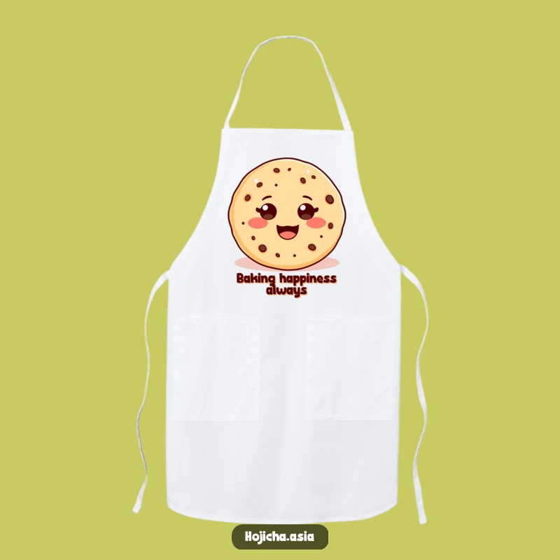 Funny Adorable Hojicha Cookie Apron - Kitchen Sweetness Gift